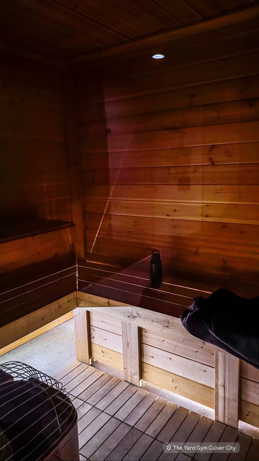 Custom cedar sauna built by Driftwood in Los Angeles